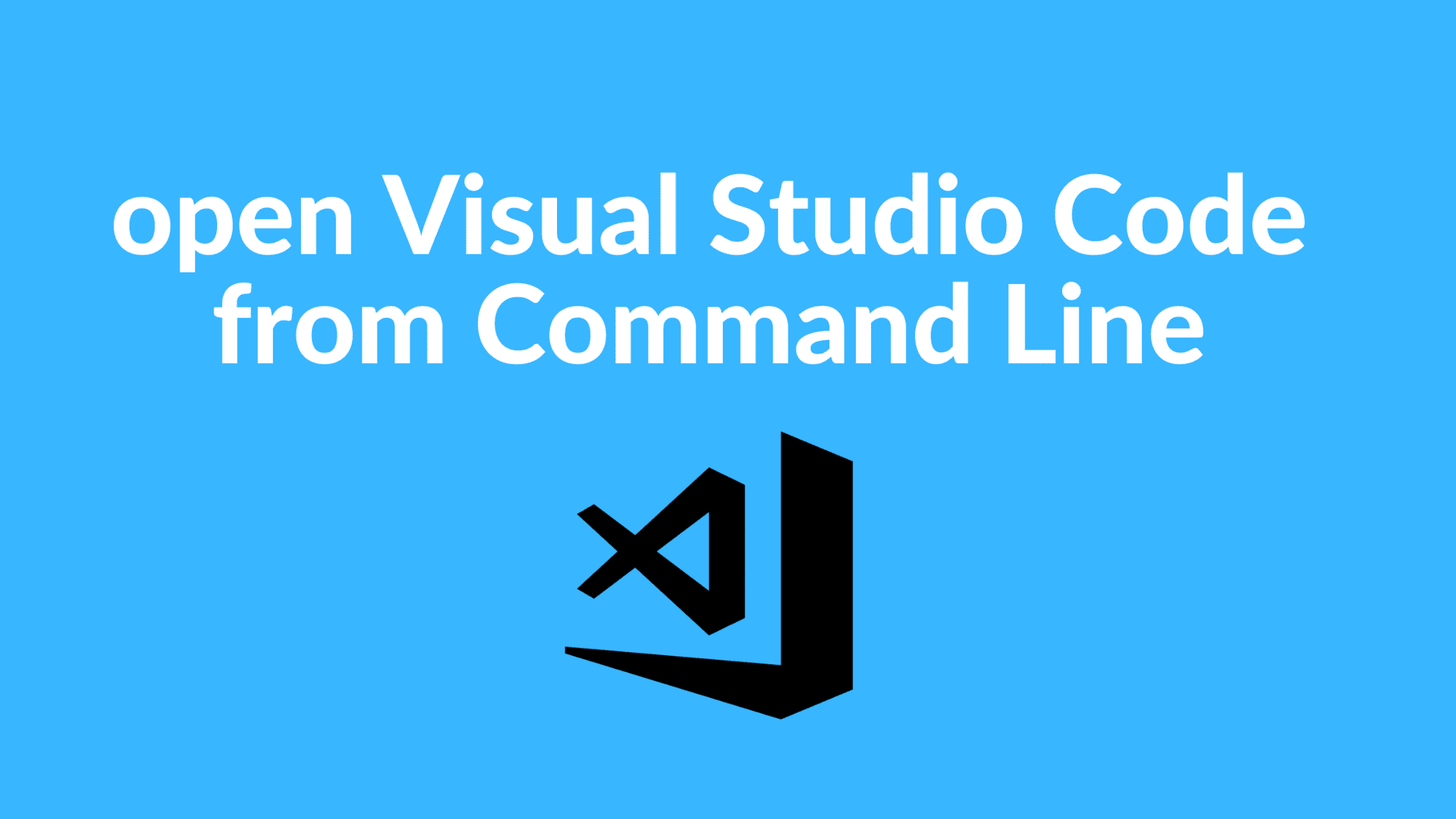 How to open Visual Studio code from Command Line - devdotcode